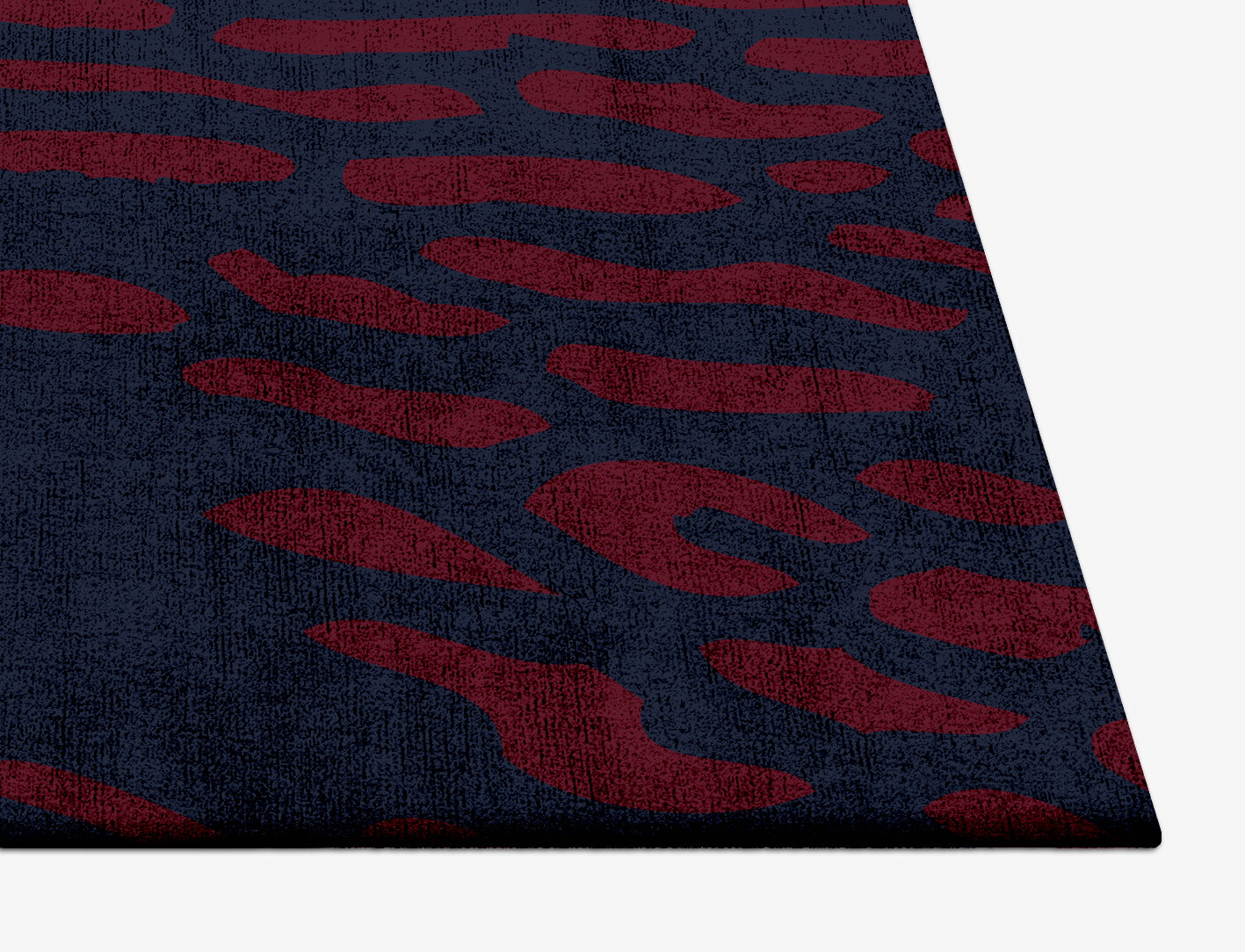 Ramp Abstract Square Hand Tufted Bamboo Silk Custom Rug by Rug Artisan
