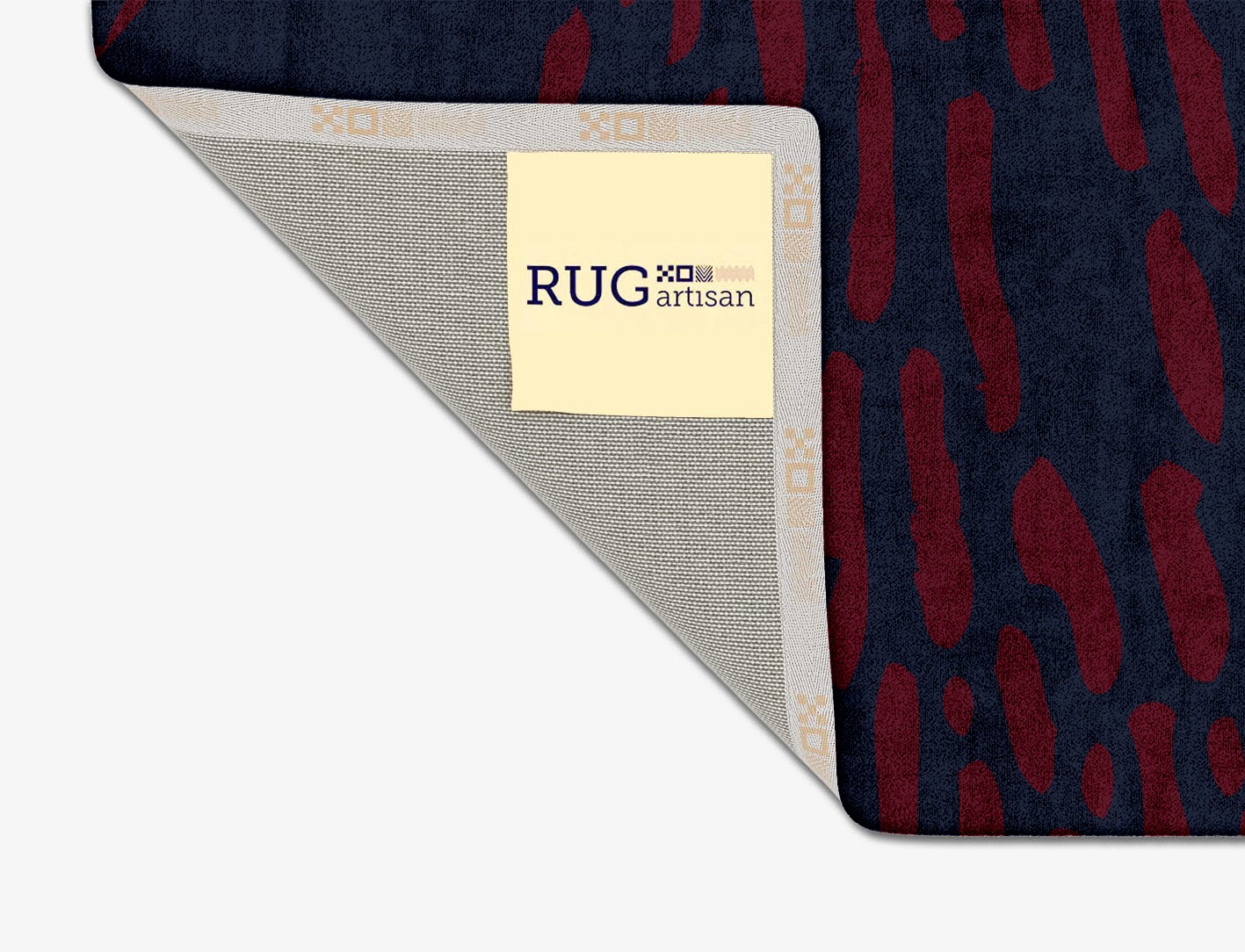 Ramp Abstract Square Hand Tufted Bamboo Silk Custom Rug by Rug Artisan