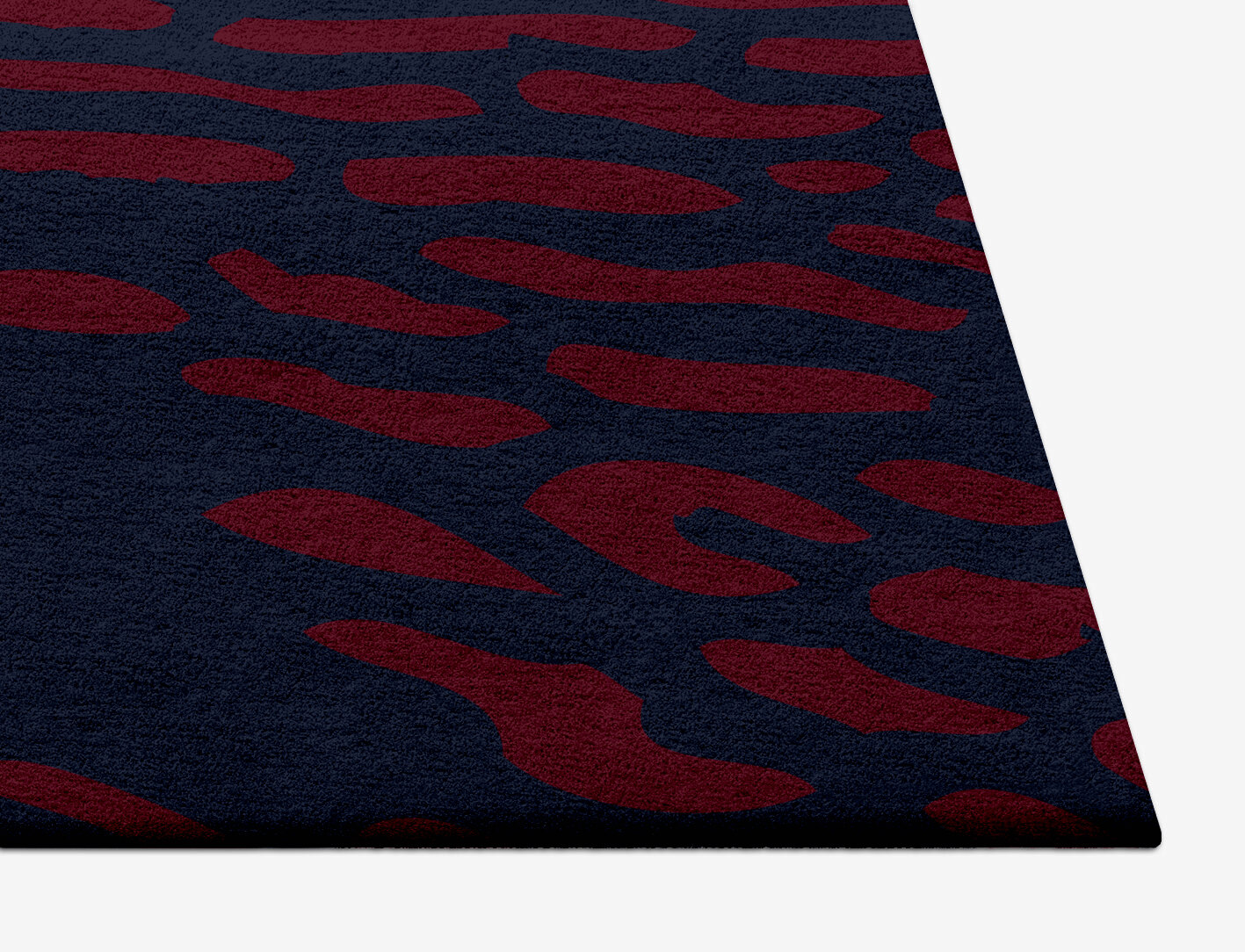 Ramp Abstract Square Hand Tufted Pure Wool Custom Rug by Rug Artisan