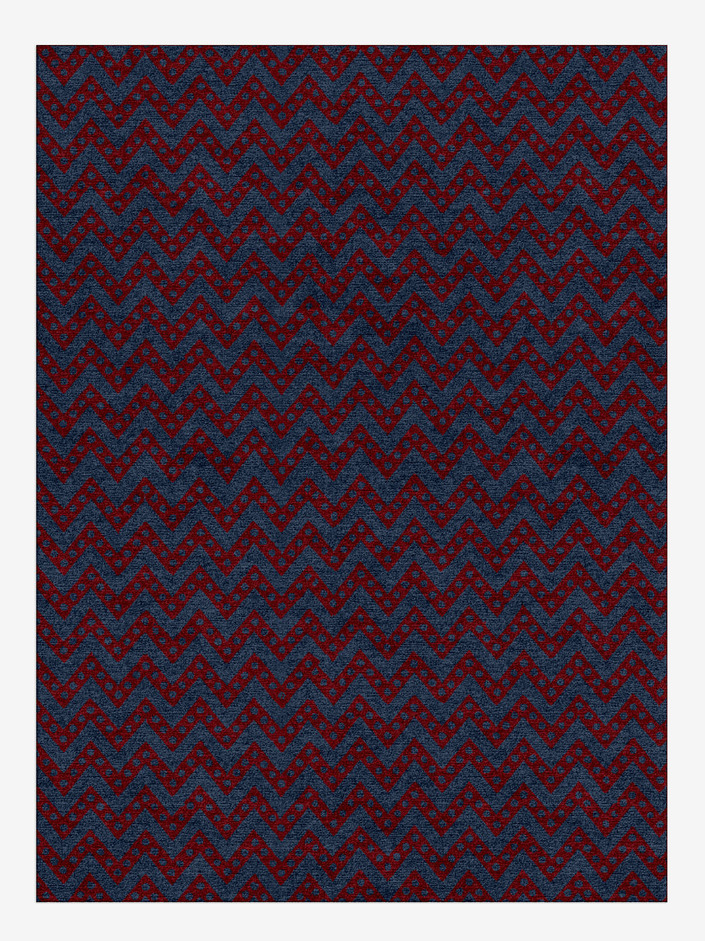 Rays Modern Geometrics Rectangle Hand Knotted Tibetan Wool Custom Rug by Rug Artisan