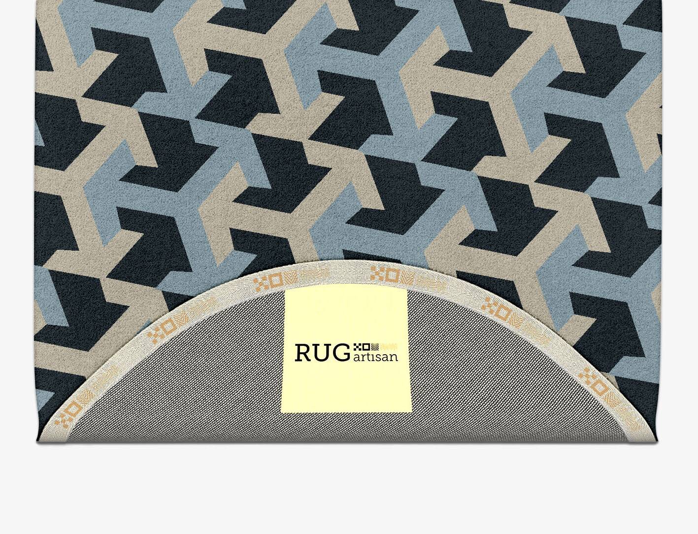 Recesses Modern Geometrics Capsule Hand Tufted Pure Wool Custom Rug by Rug Artisan