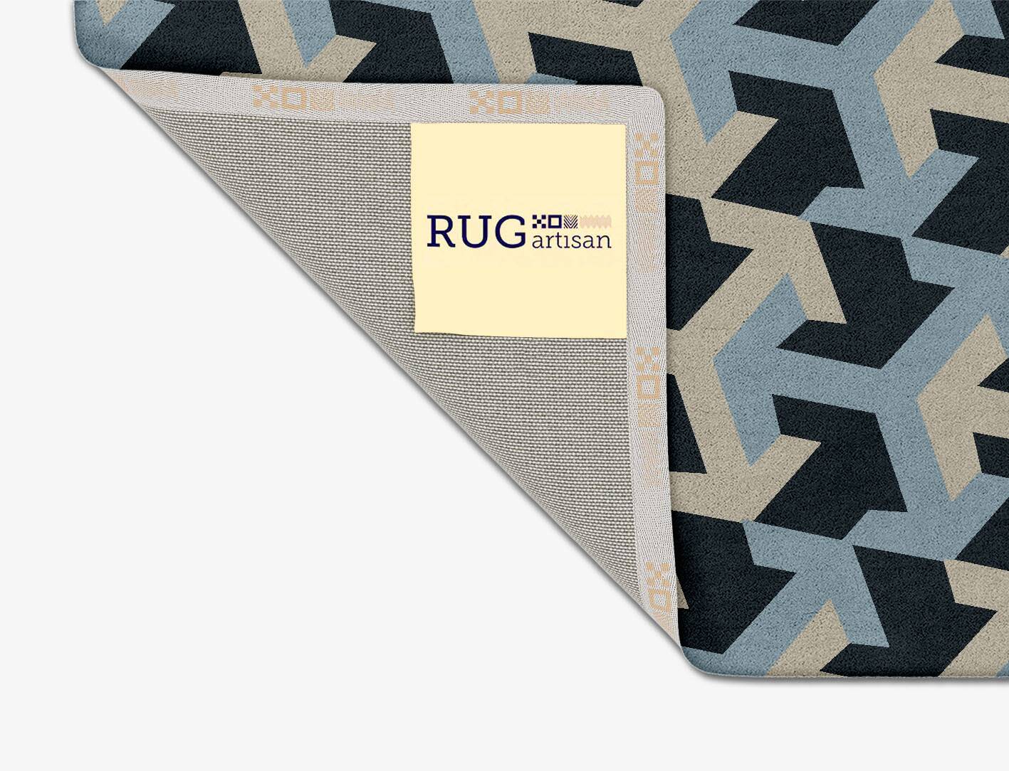 Recesses Modern Geometrics Square Hand Tufted Pure Wool Custom Rug by Rug Artisan