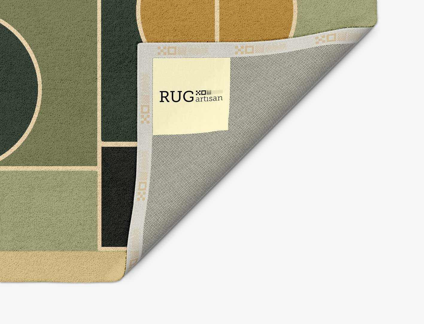 Recoil Modern Geometrics Arch Hand Tufted Pure Wool Custom Rug by Rug Artisan