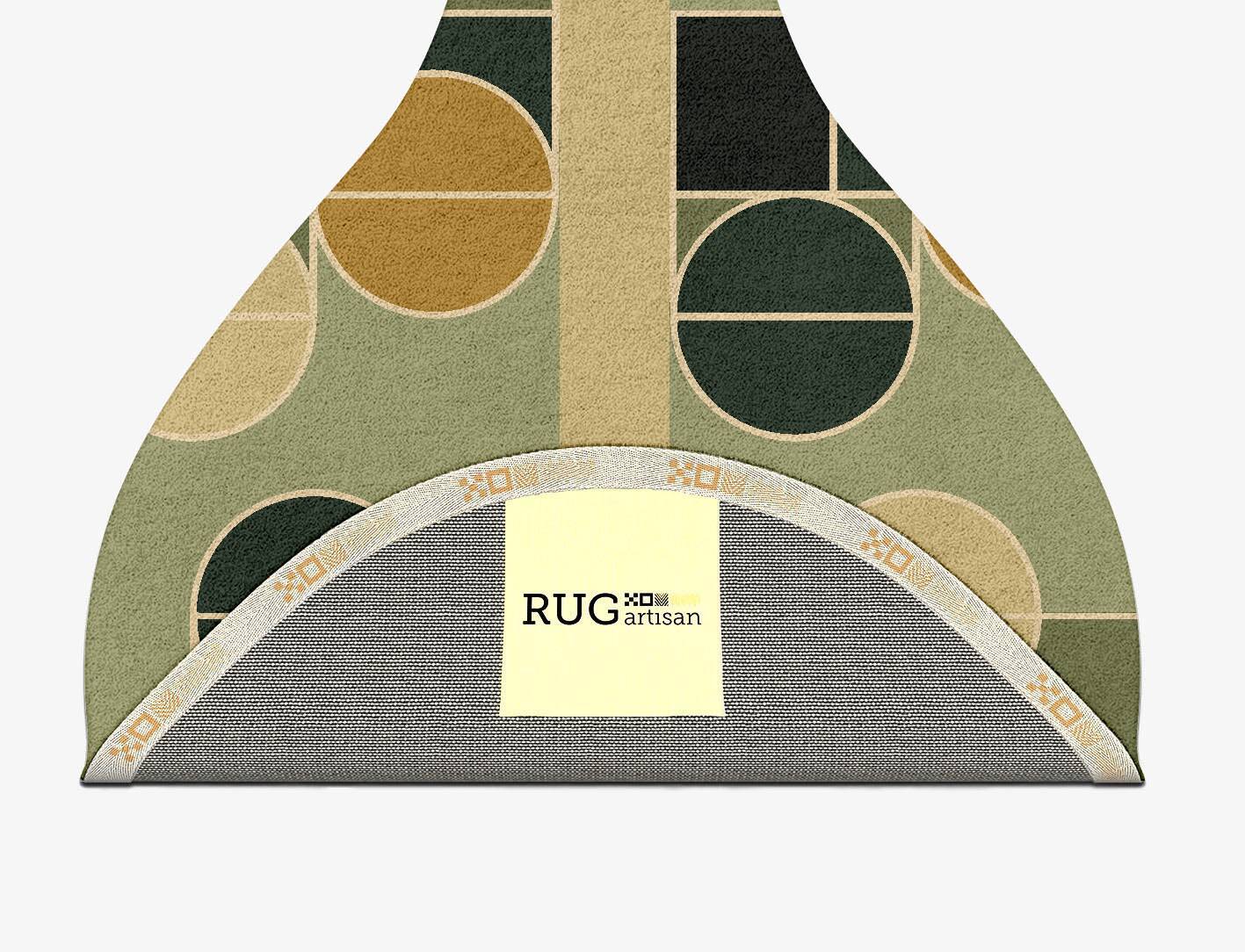 Recoil Modern Geometrics Drop Hand Tufted Pure Wool Custom Rug by Rug Artisan