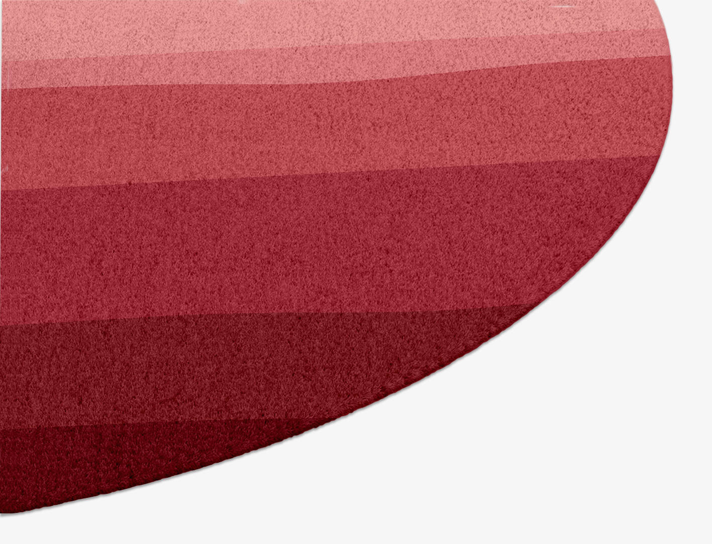 Redrow Gradation Oval Hand Knotted Tibetan Wool Custom Rug by Rug Artisan