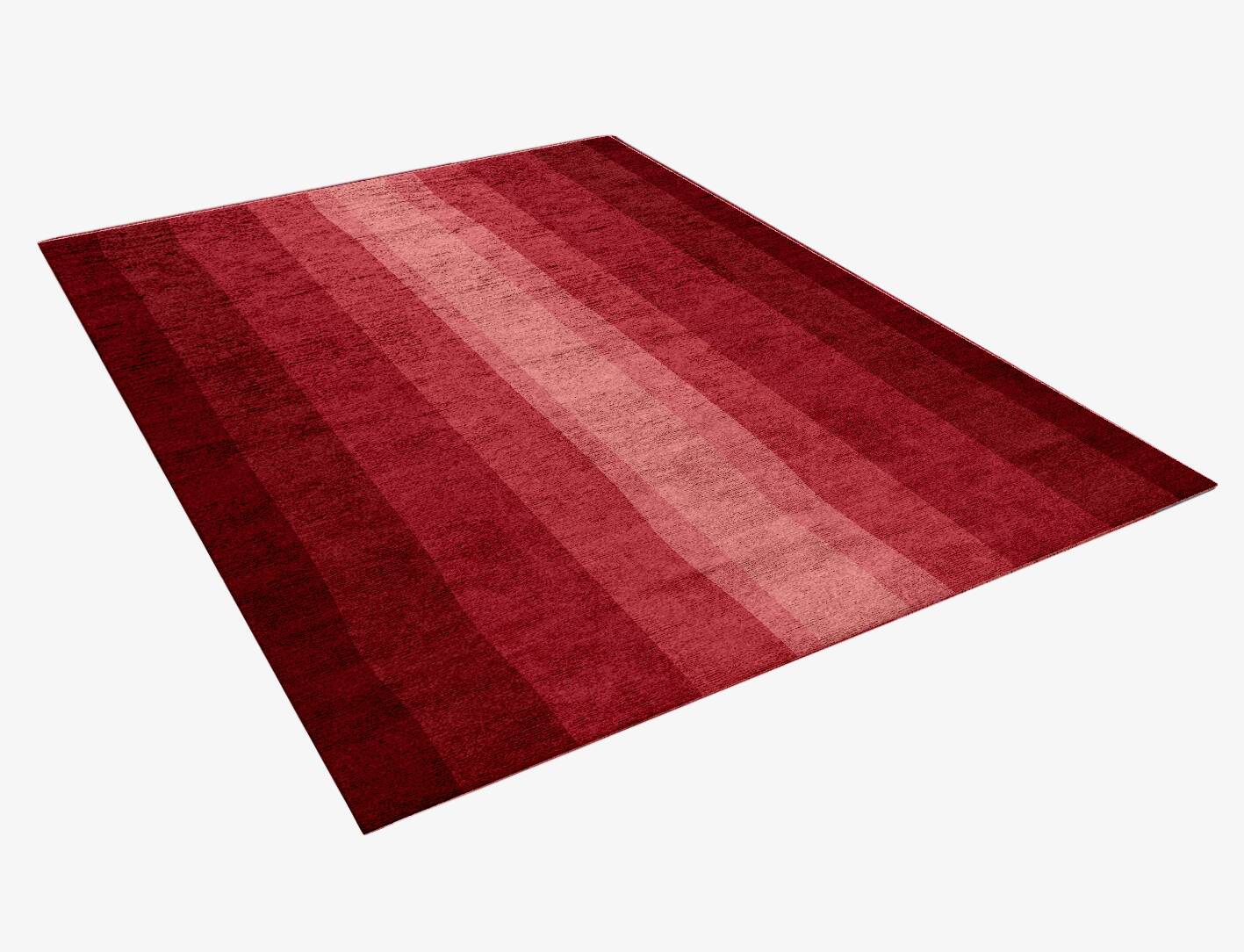Redrow Gradation Rectangle Hand Knotted Bamboo Silk Custom Rug by Rug Artisan