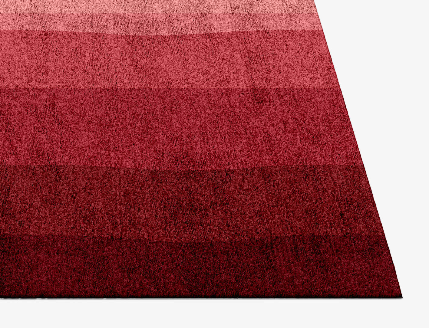 Redrow Gradation Rectangle Hand Knotted Bamboo Silk Custom Rug by Rug Artisan