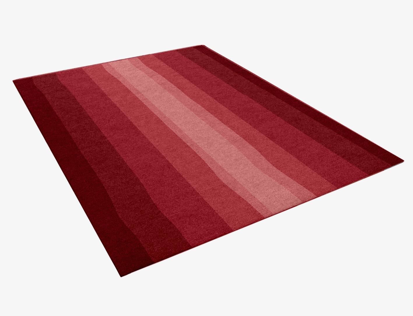 Redrow Gradation Rectangle Hand Knotted Tibetan Wool Custom Rug by Rug Artisan