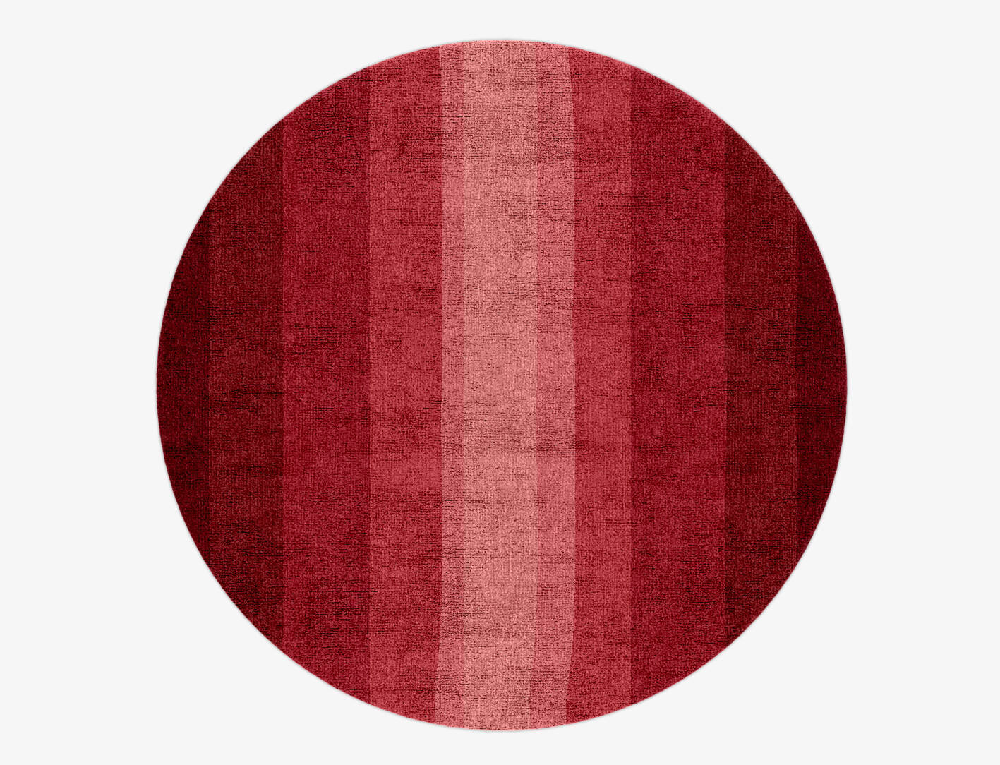 Redrow Gradation Round Hand Knotted Bamboo Silk Custom Rug by Rug Artisan