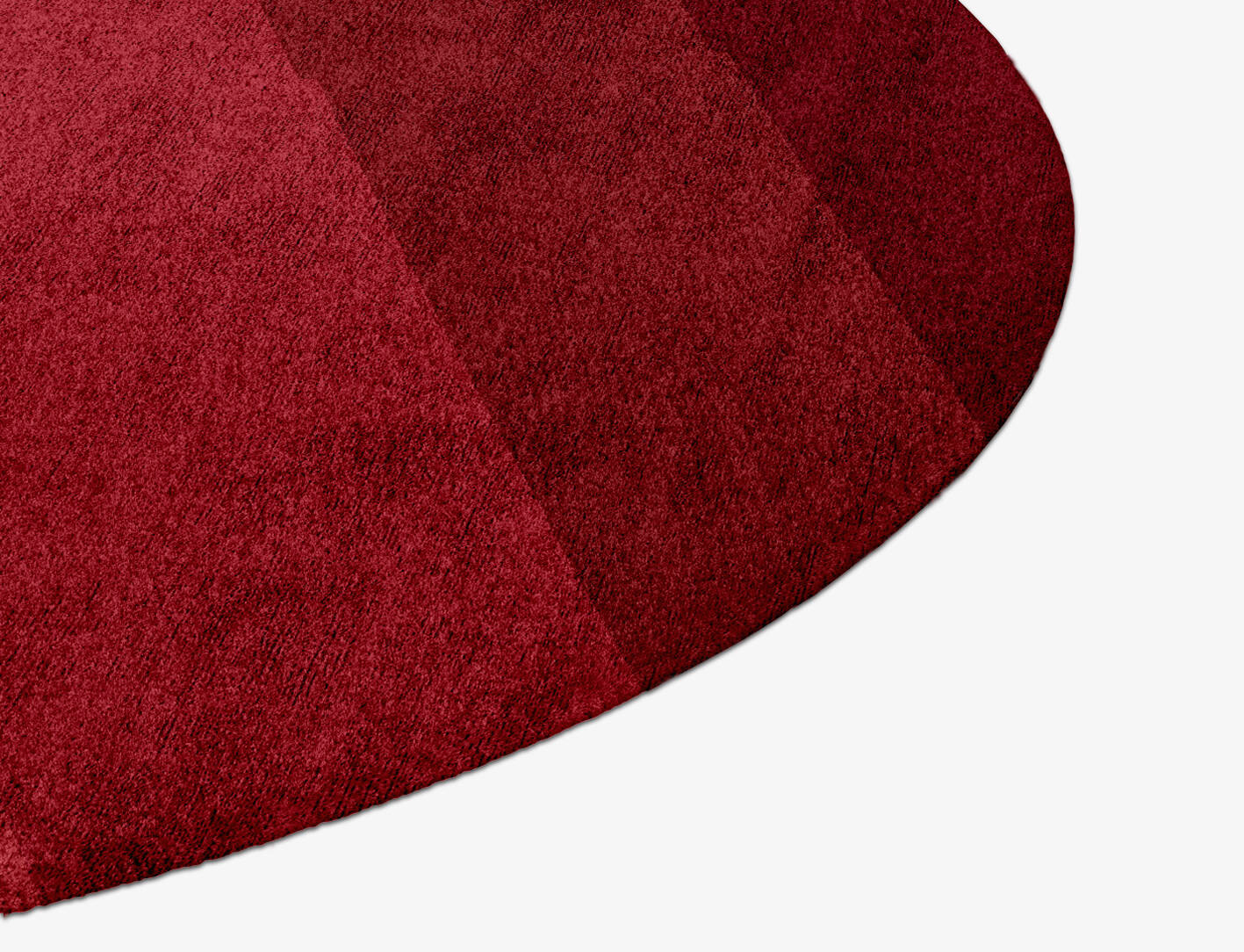 Redrow Gradation Round Hand Knotted Bamboo Silk Custom Rug by Rug Artisan