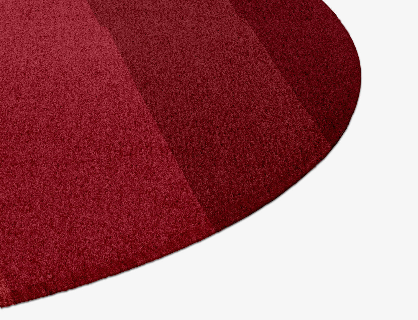 Redrow Gradation Round Hand Knotted Tibetan Wool Custom Rug by Rug Artisan