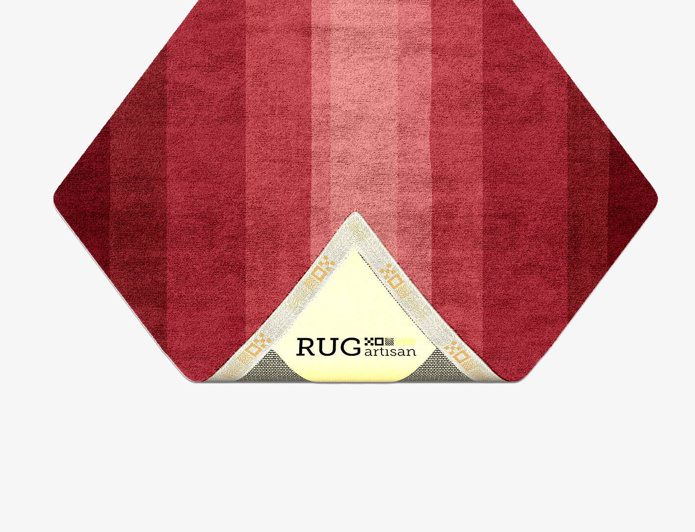 Redrow Gradation Diamond Hand Tufted Bamboo Silk Custom Rug by Rug Artisan