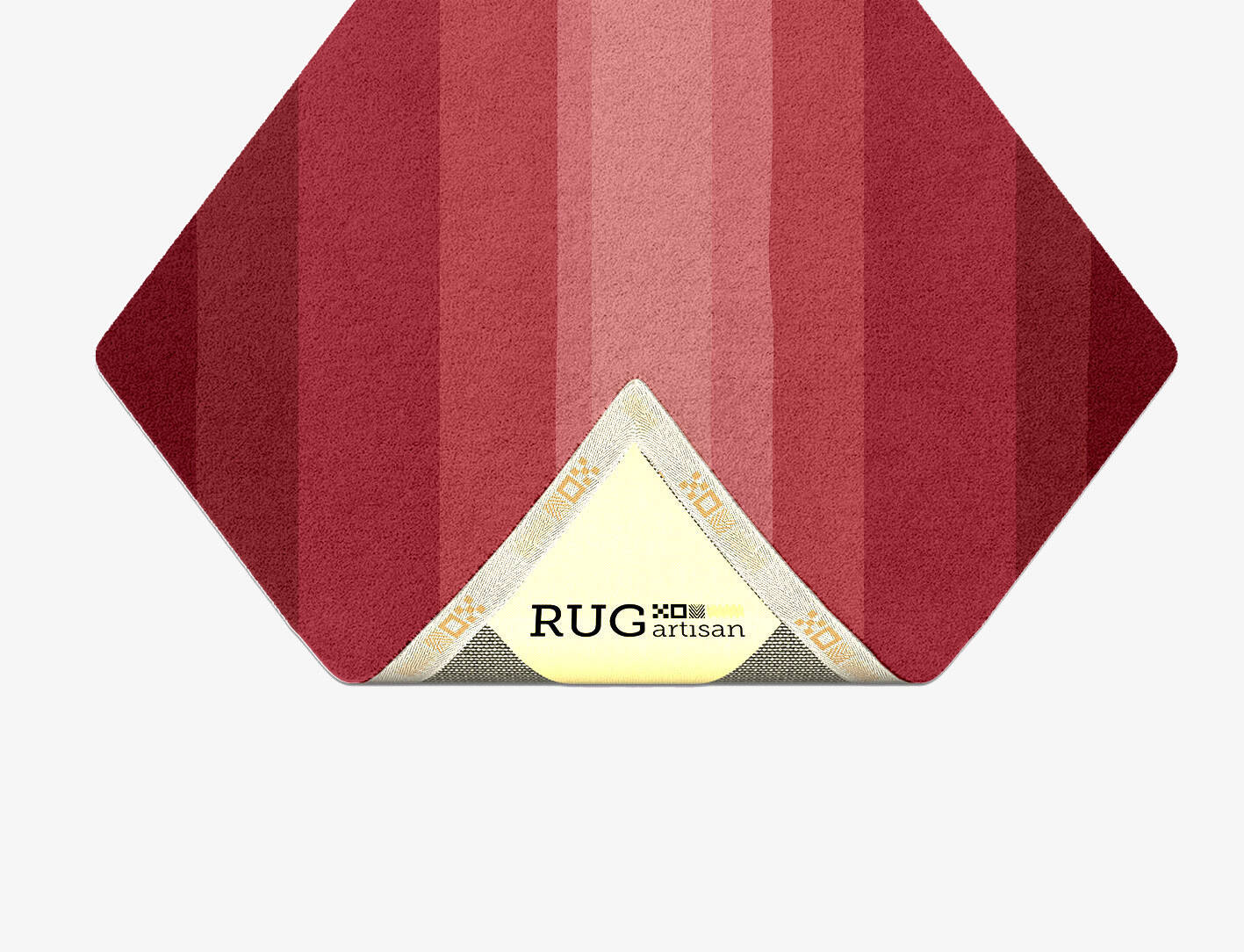 Redrow Gradation Diamond Hand Tufted Pure Wool Custom Rug by Rug Artisan