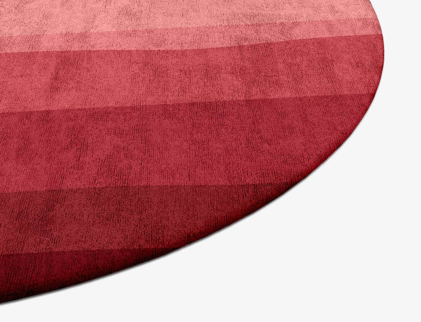 Redrow Gradation Oval Hand Tufted Bamboo Silk Custom Rug by Rug Artisan