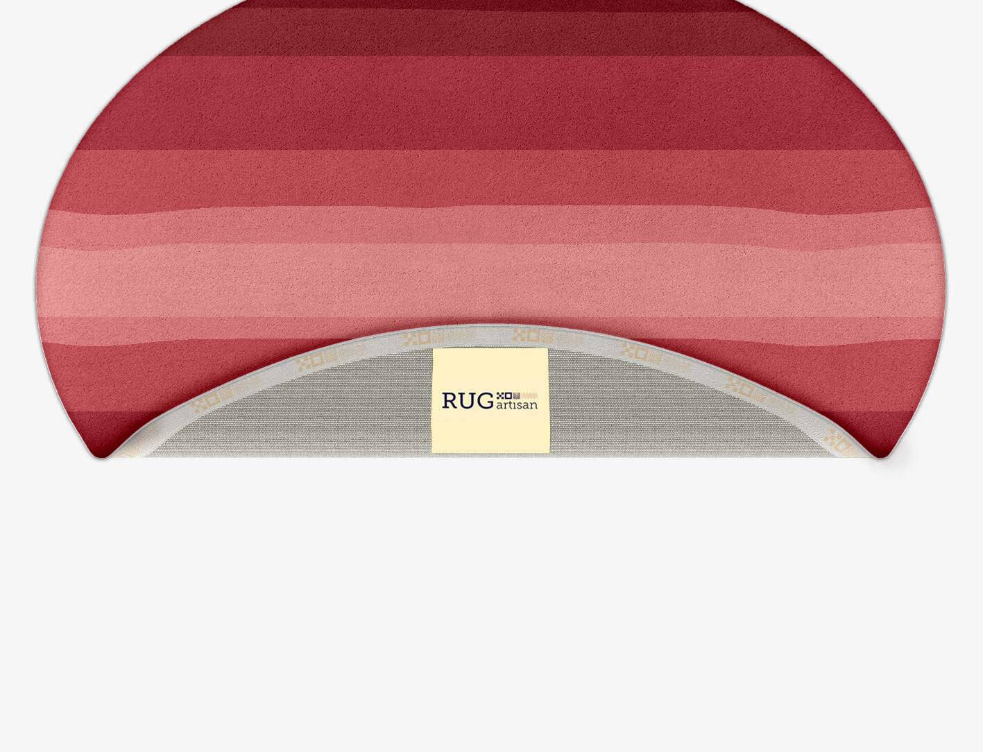 Redrow Gradation Oval Hand Tufted Pure Wool Custom Rug by Rug Artisan