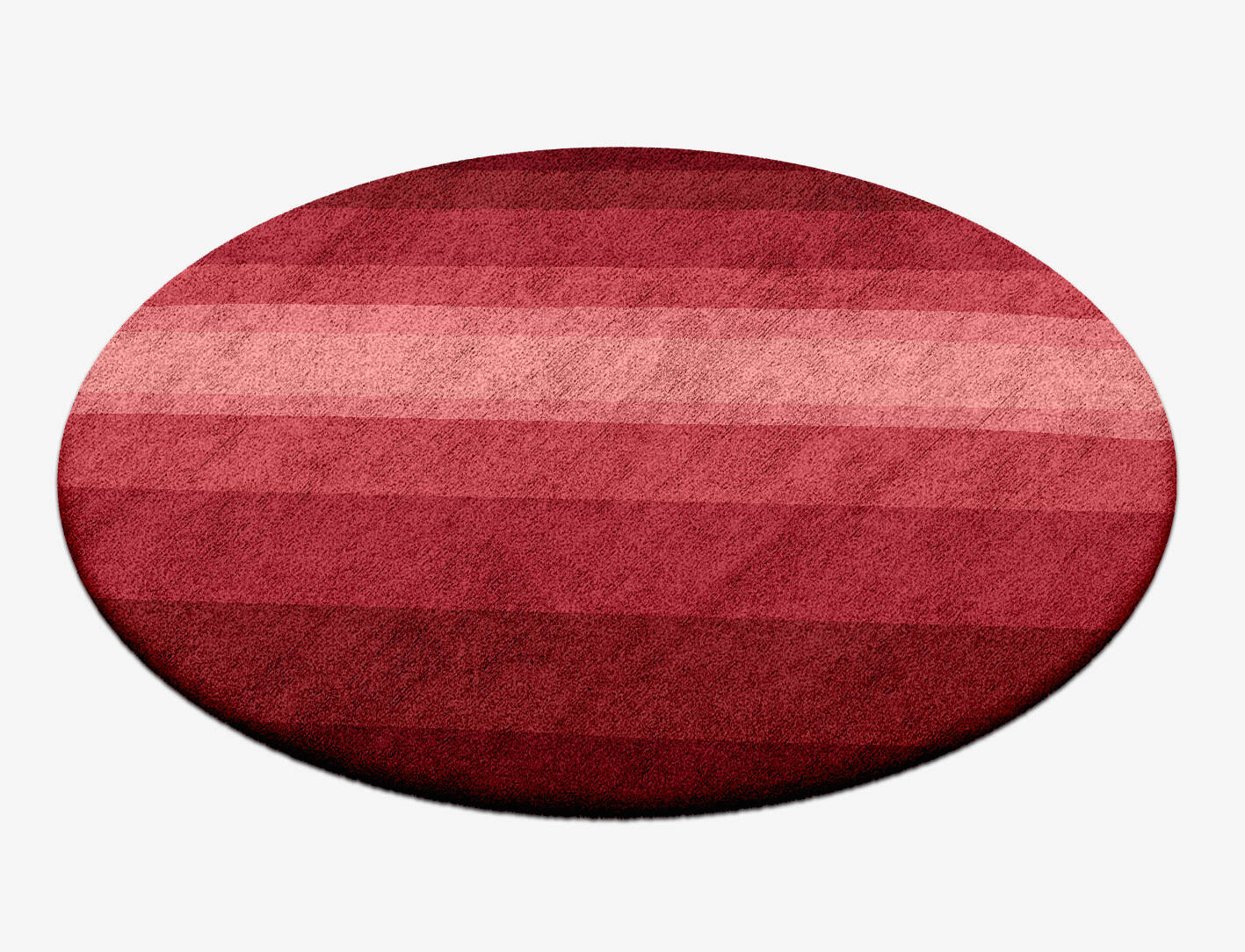 Redrow Gradation Round Hand Tufted Bamboo Silk Custom Rug by Rug Artisan