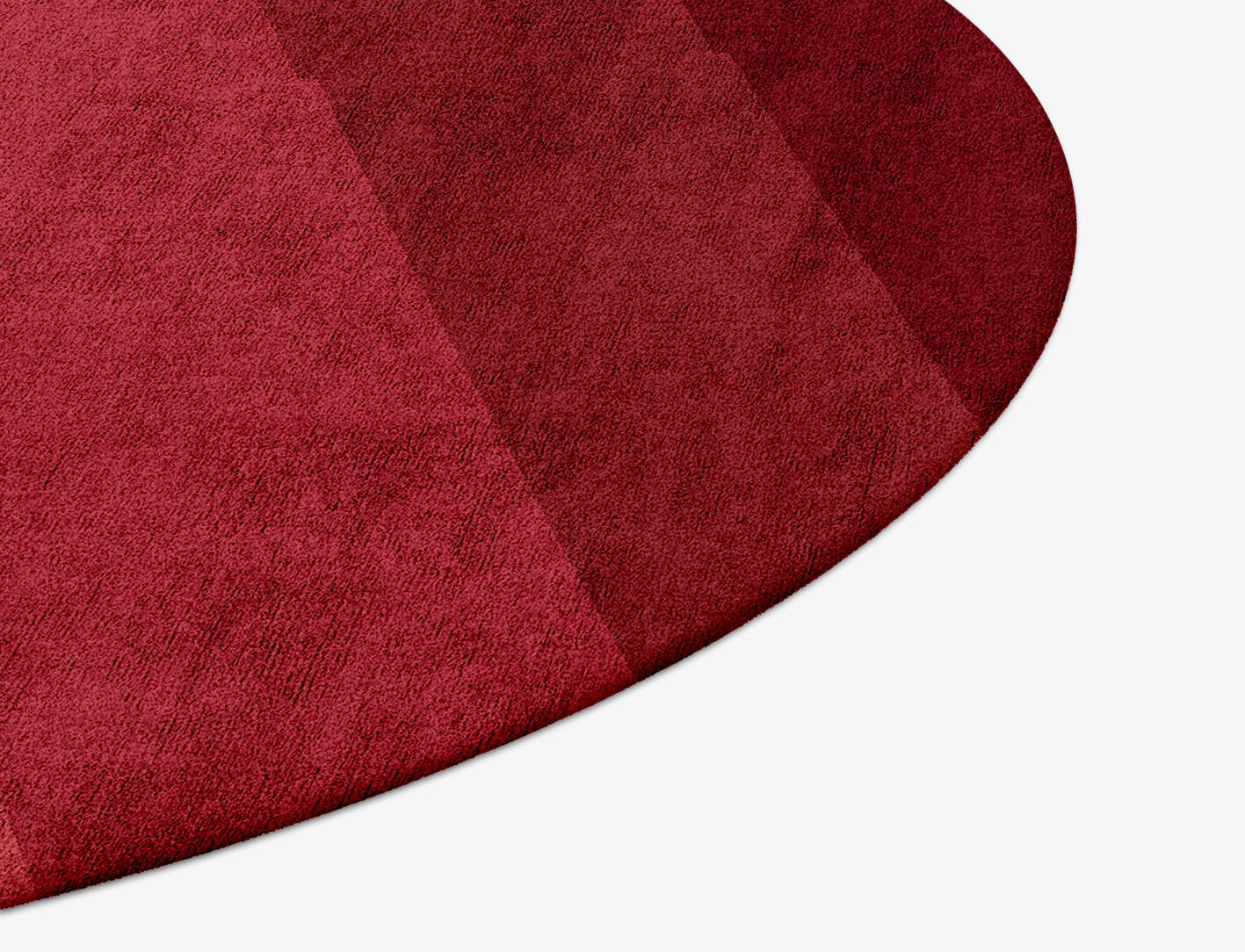 Redrow Gradation Round Hand Tufted Bamboo Silk Custom Rug by Rug Artisan