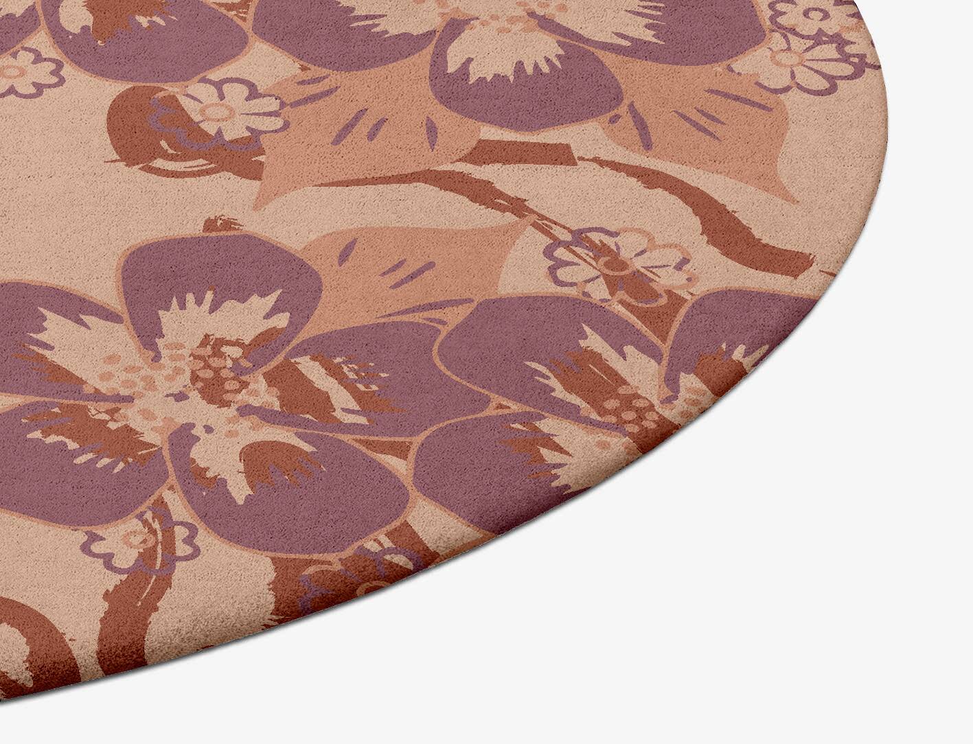 Rehan Floral Oval Hand Tufted Pure Wool Custom Rug by Rug Artisan