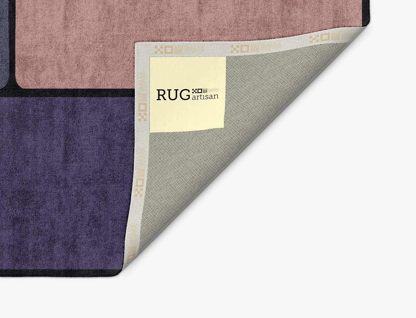 Remote Geometric Arch Hand Tufted Bamboo Silk Custom Rug by Rug Artisan