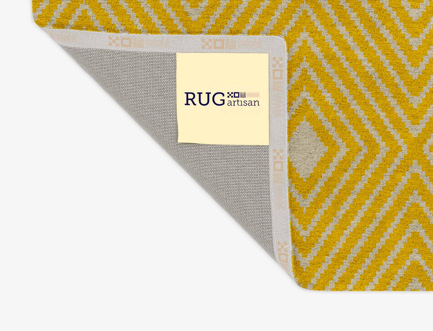 Reruns Geometric Rectangle Hand Tufted Pure Wool Custom Rug by Rug Artisan