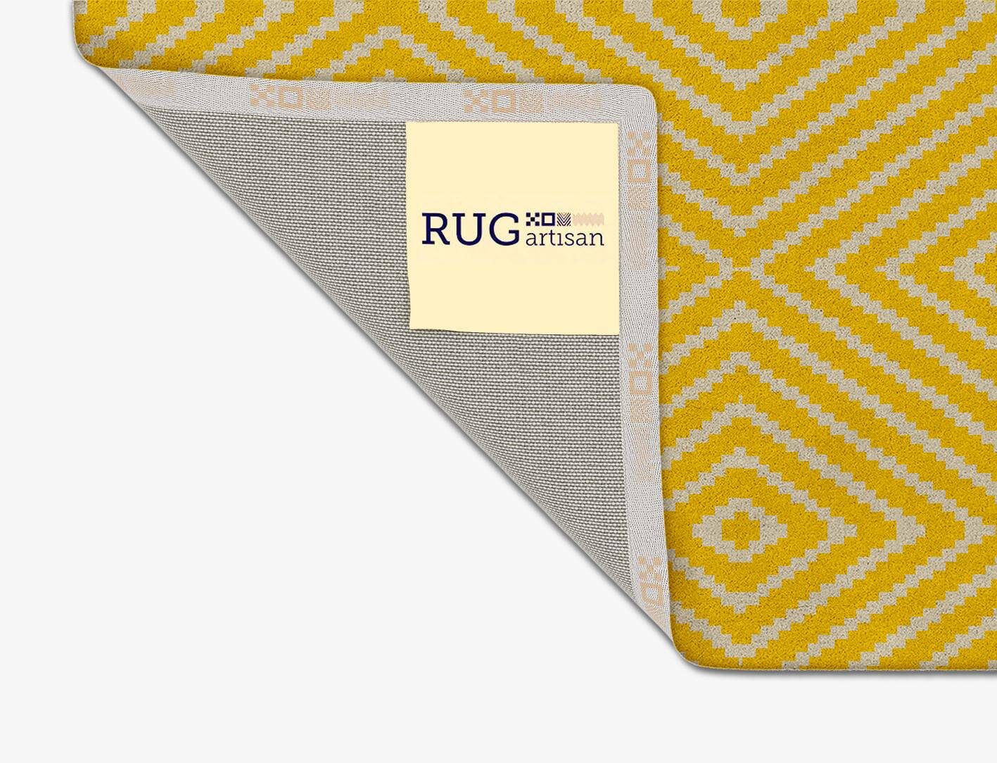 Reruns Geometric Square Hand Tufted Pure Wool Custom Rug by Rug Artisan