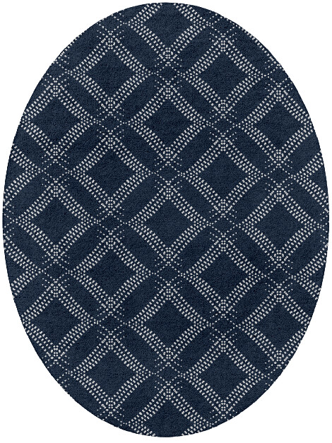 Resist Batik Oval Hand Tufted Pure Wool Custom Rug by Rug Artisan