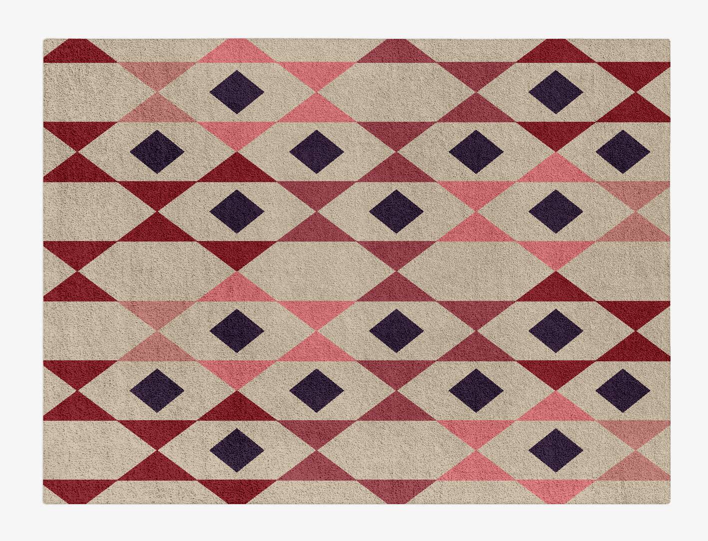 Rhombii Geometric Rectangle Hand Tufted Pure Wool Custom Rug by Rug Artisan