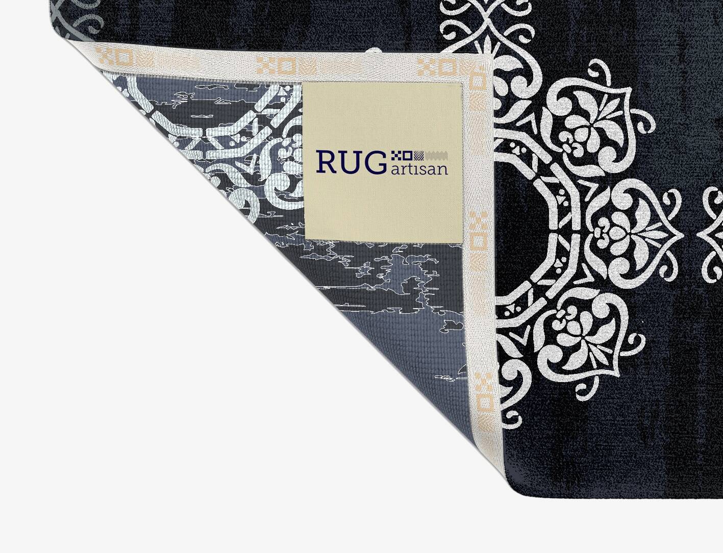 Rhythm Grey Monochrome Rectangle Hand Knotted Tibetan Wool Custom Rug by Rug Artisan