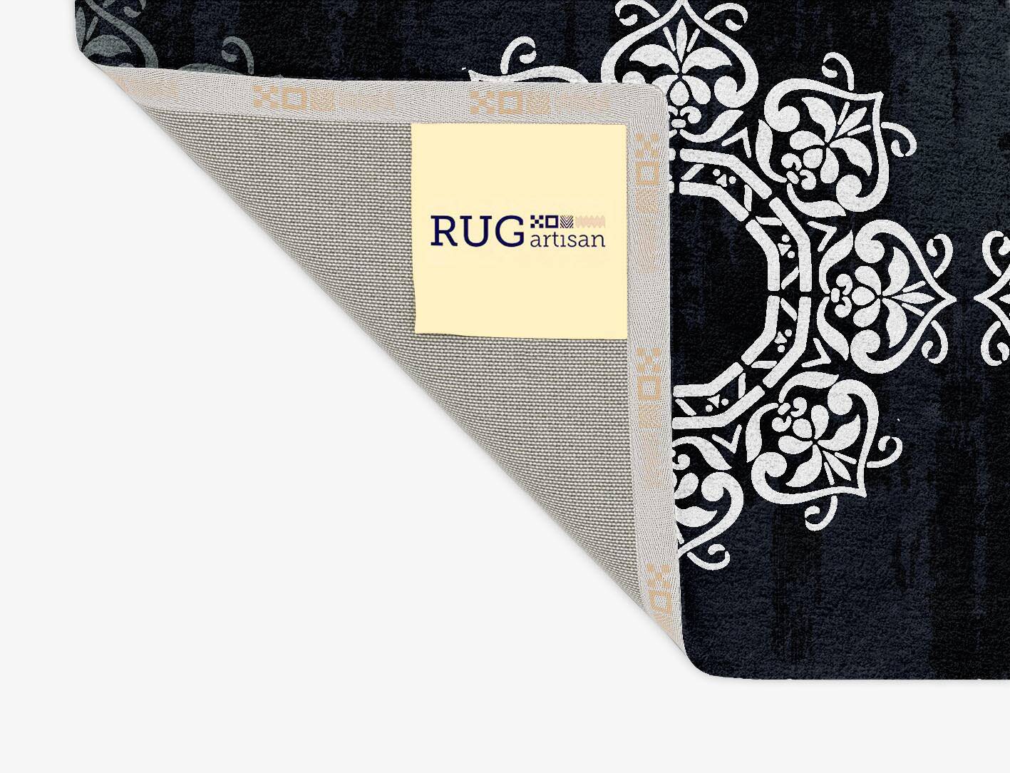 Rhythm Grey Monochrome Rectangle Hand Tufted Pure Wool Custom Rug by Rug Artisan
