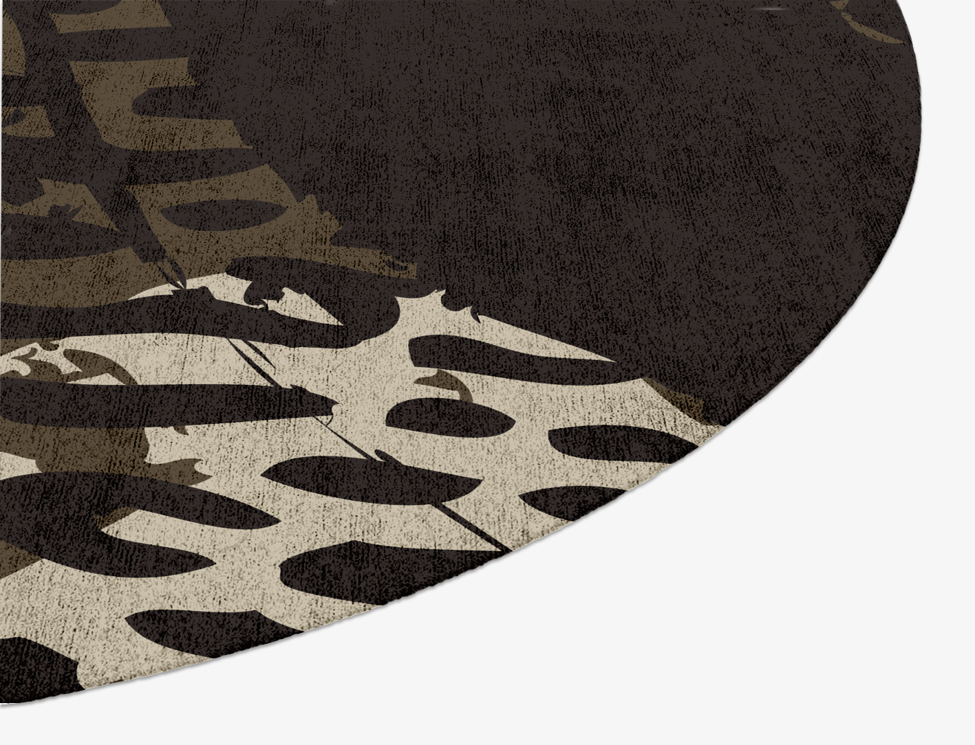 Rian Abstract Oval Hand Knotted Bamboo Silk Custom Rug by Rug Artisan