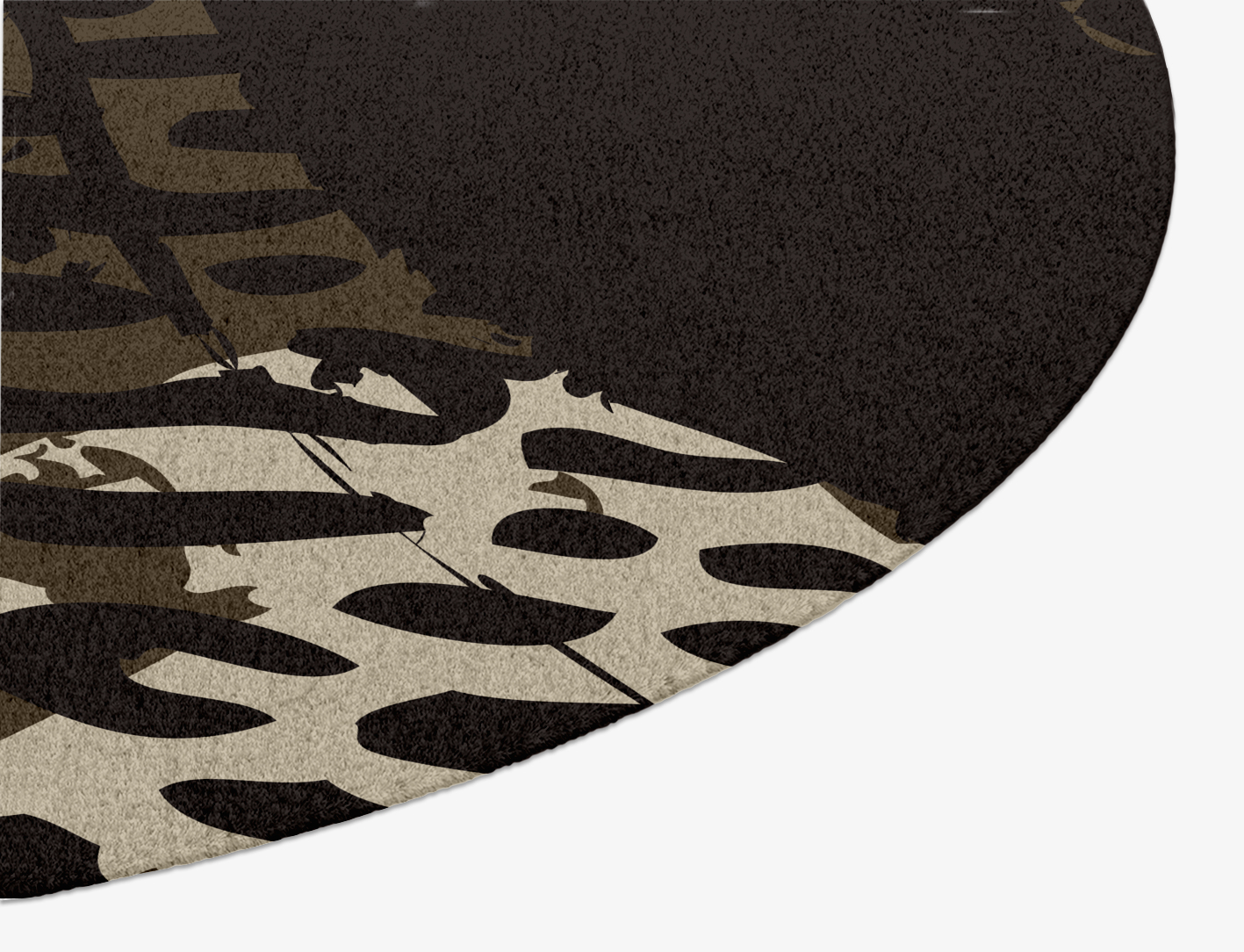 Rian Abstract Oval Hand Knotted Tibetan Wool Custom Rug by Rug Artisan