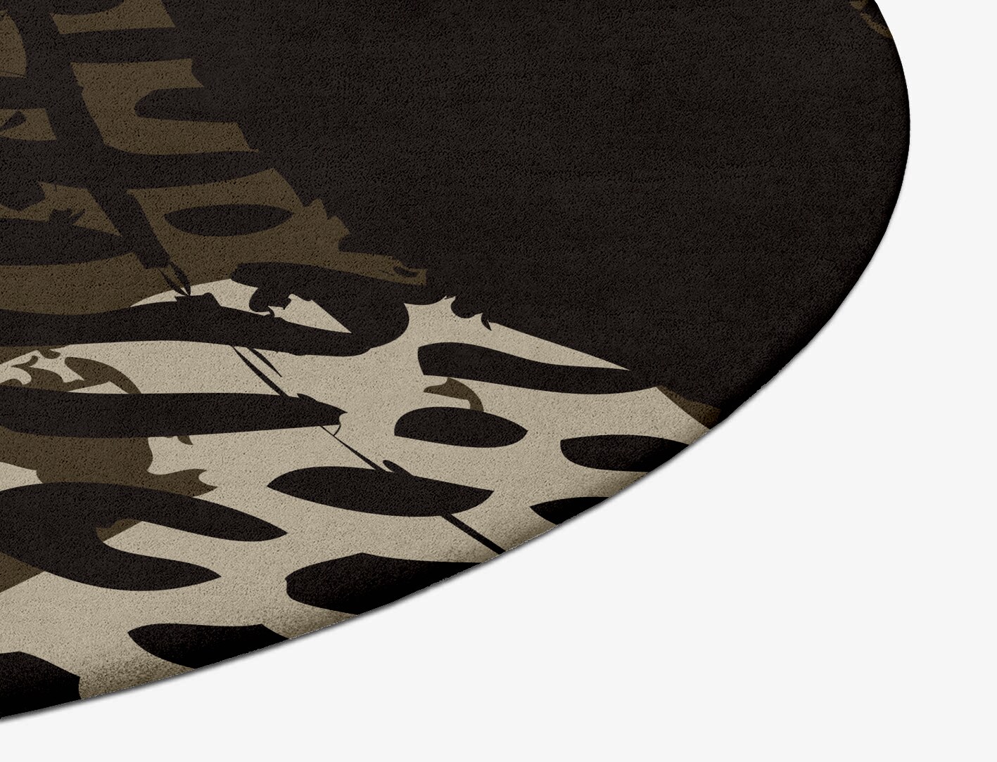 Rian Abstract Oval Hand Tufted Pure Wool Custom Rug by Rug Artisan