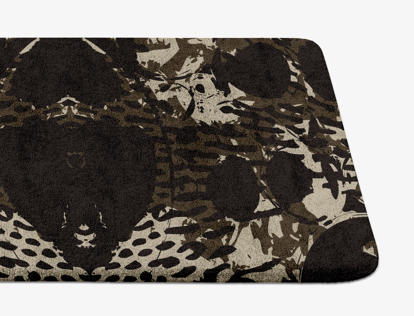 Rian Abstract Runner Hand Tufted Bamboo Silk Custom Rug by Rug Artisan