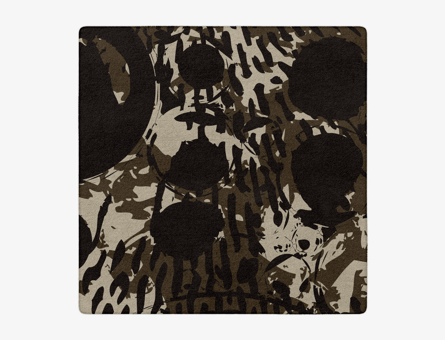 Rian Abstract Square Hand Tufted Pure Wool Custom Rug by Rug Artisan