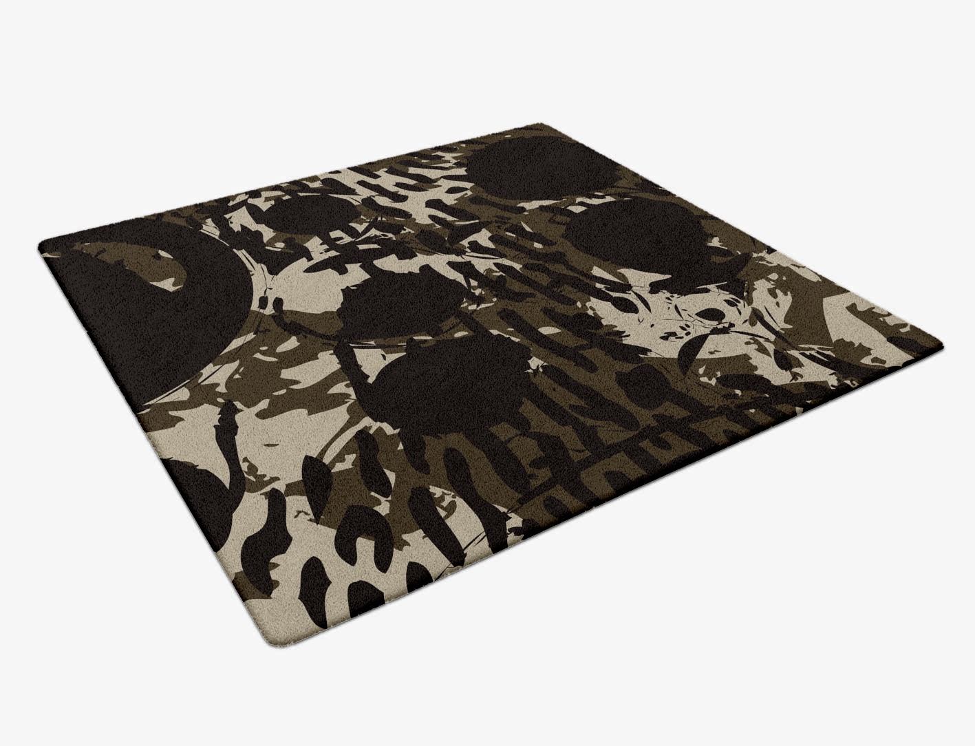 Rian Abstract Square Hand Tufted Pure Wool Custom Rug by Rug Artisan
