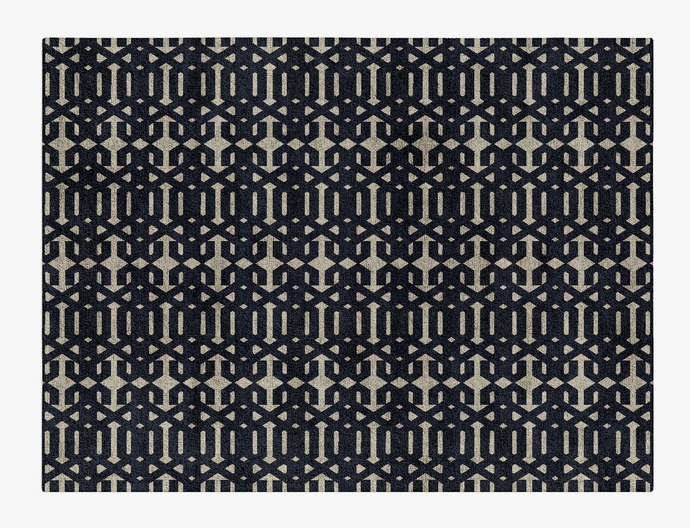 Ribbing Geometric Rectangle Hand Tufted Bamboo Silk Custom Rug by Rug Artisan