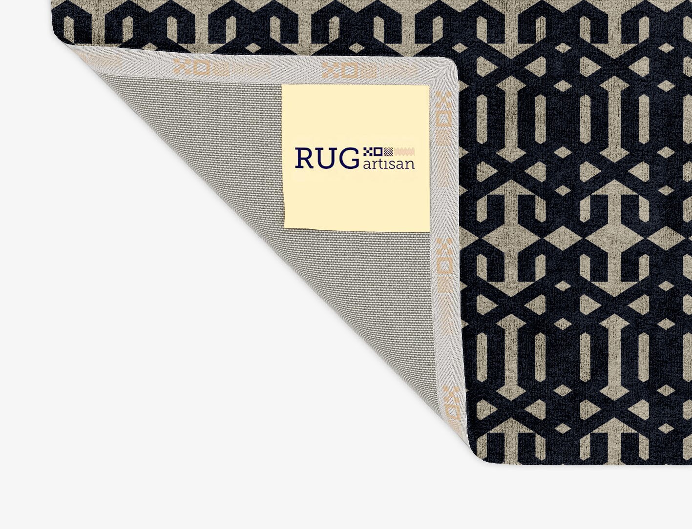 Ribbing Geometric Rectangle Hand Tufted Bamboo Silk Custom Rug by Rug Artisan