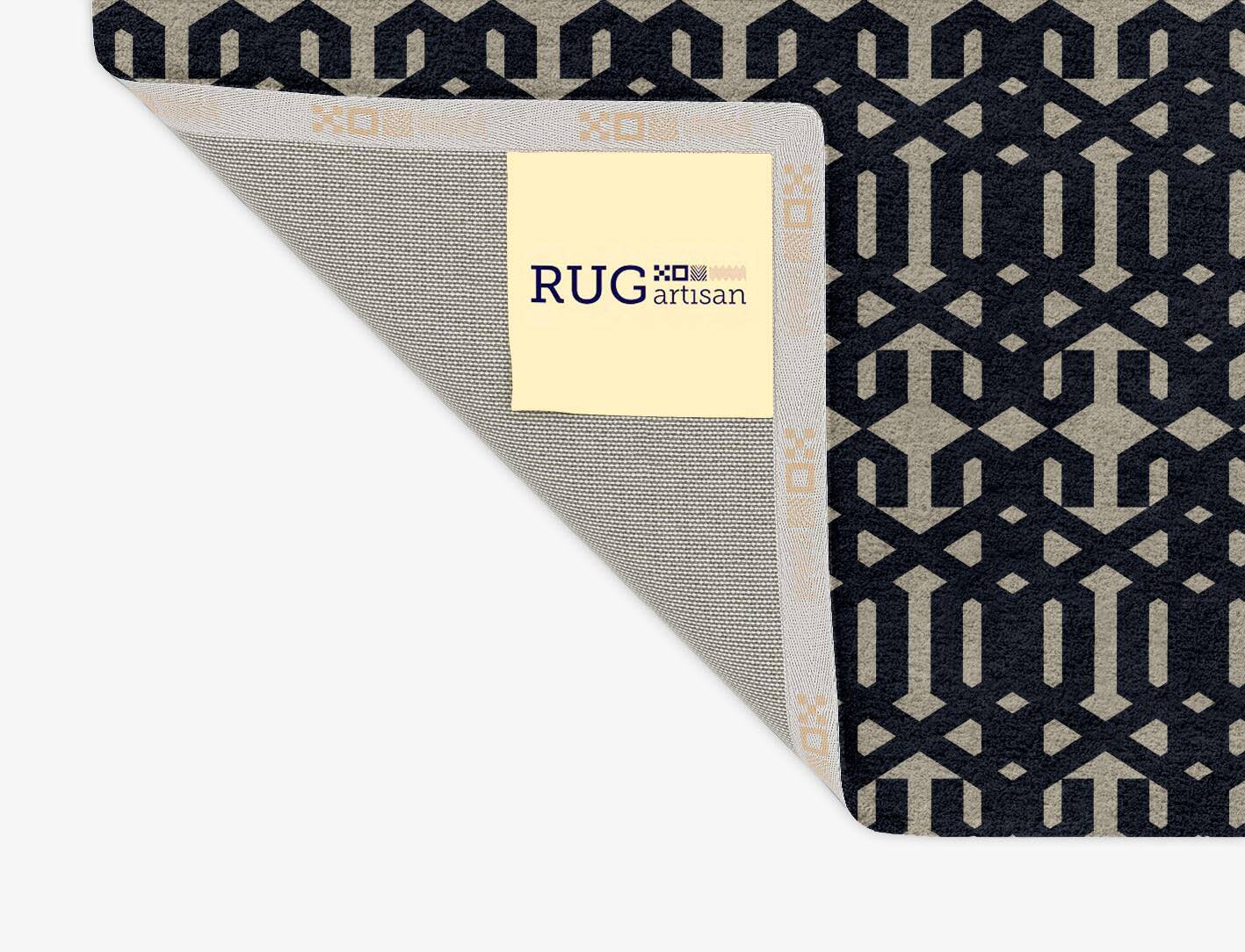 Ribbing Geometric Rectangle Hand Tufted Pure Wool Custom Rug by Rug Artisan