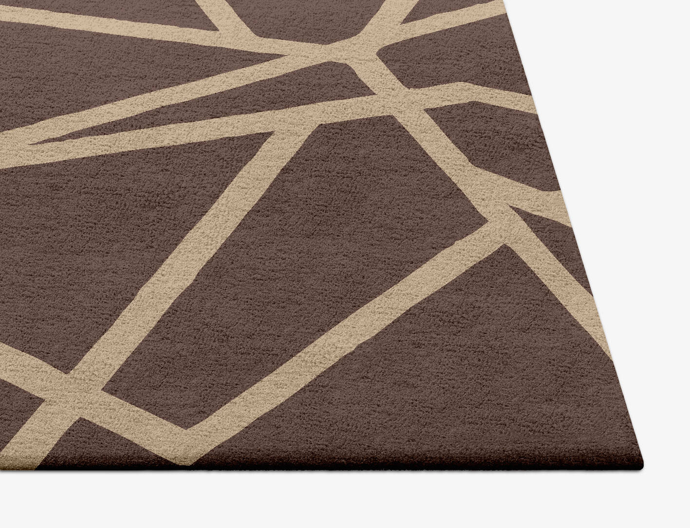 Riddle Minimalist Square Hand Tufted Pure Wool Custom Rug by Rug Artisan