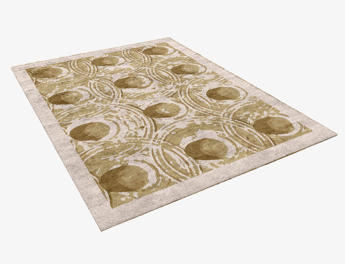 Ridges Origami Rectangle Hand Knotted Bamboo Silk Custom Rug by Rug Artisan