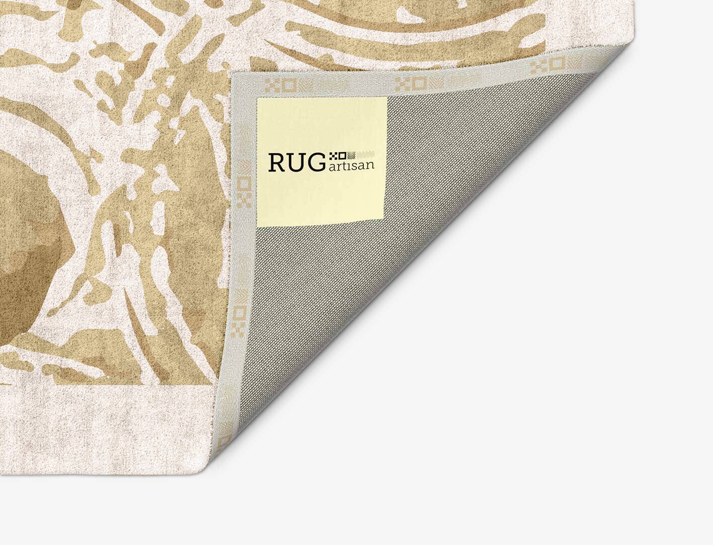 Ridges Origami Arch Hand Tufted Bamboo Silk Custom Rug by Rug Artisan