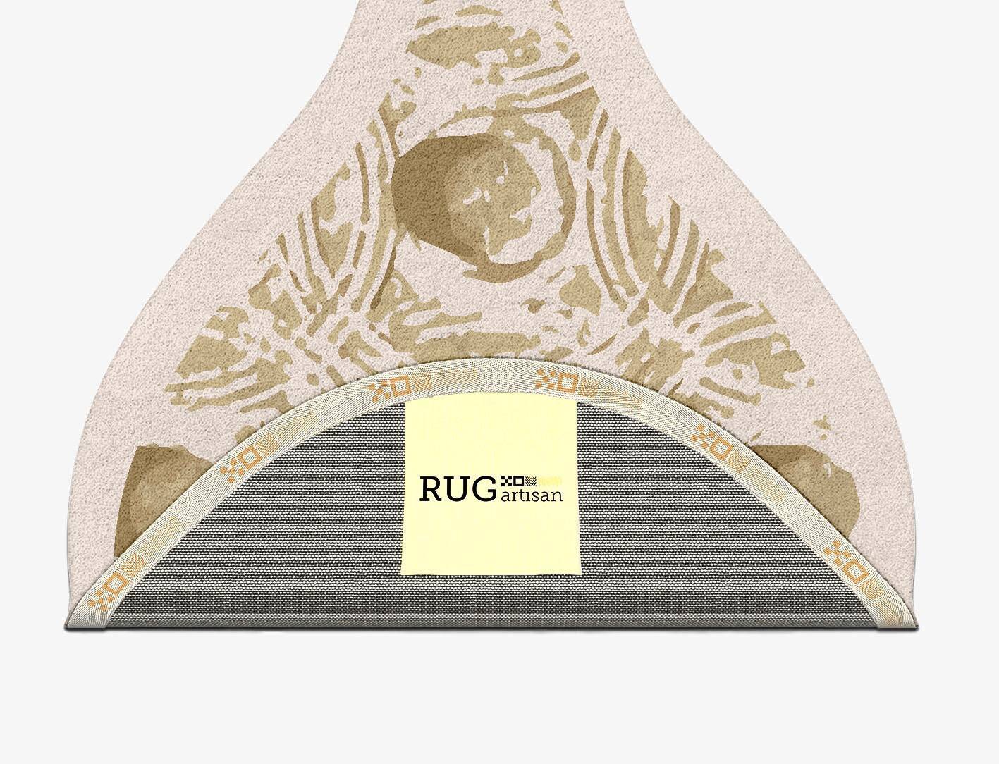 Ridges Origami Drop Hand Tufted Pure Wool Custom Rug by Rug Artisan