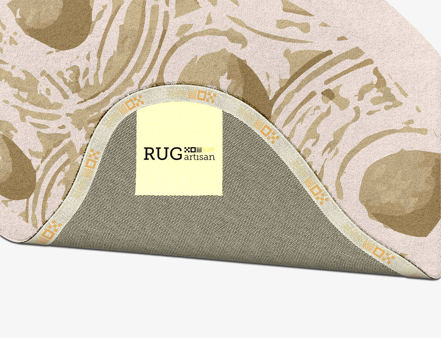 Ridges Origami Splash Hand Tufted Pure Wool Custom Rug by Rug Artisan