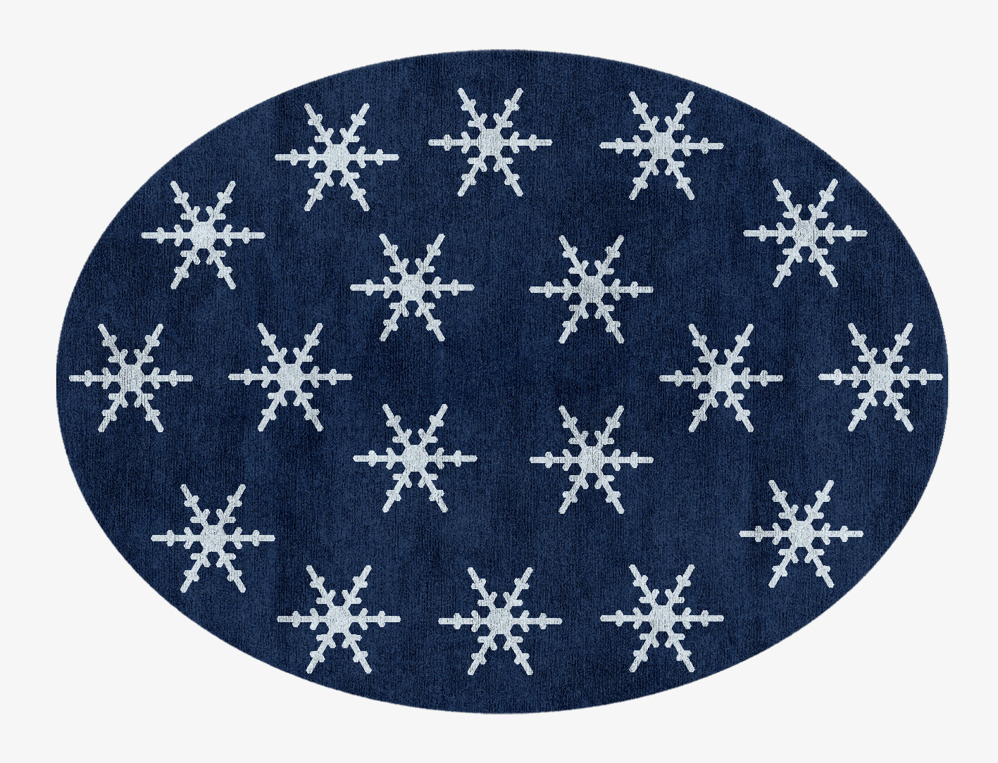 Rimed Geometric Oval Hand Knotted Bamboo Silk Custom Rug by Rug Artisan