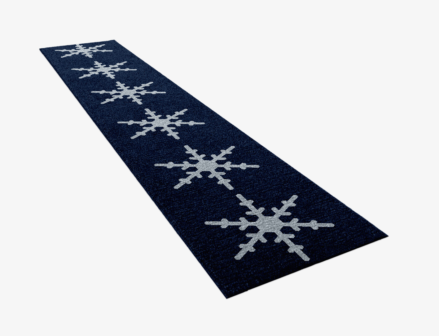 Rimed Geometric Runner Hand Knotted Tibetan Wool Custom Rug by Rug Artisan