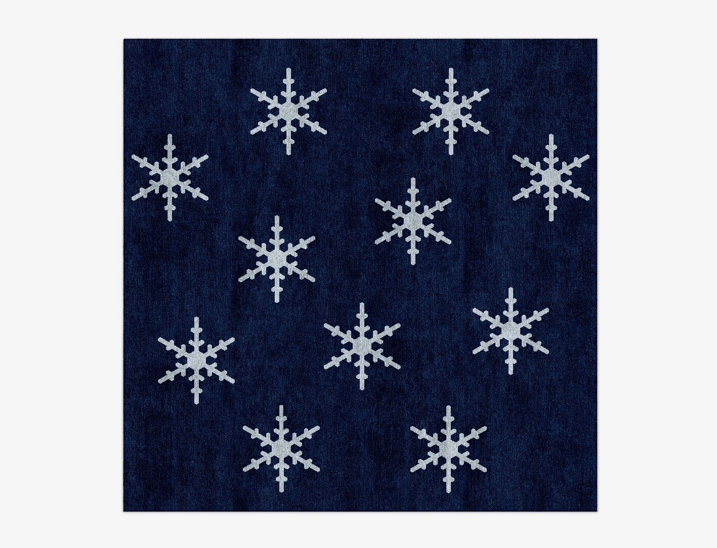 Rimed Geometric Square Hand Knotted Bamboo Silk Custom Rug by Rug Artisan