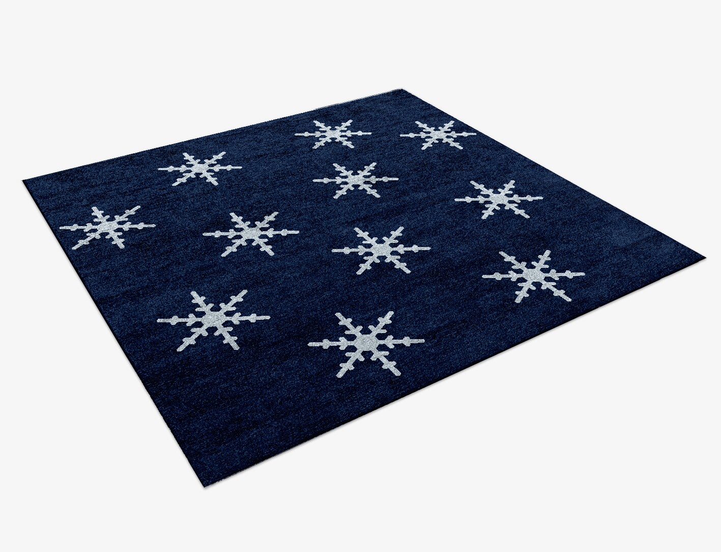 Rimed Geometric Square Hand Knotted Bamboo Silk Custom Rug by Rug Artisan