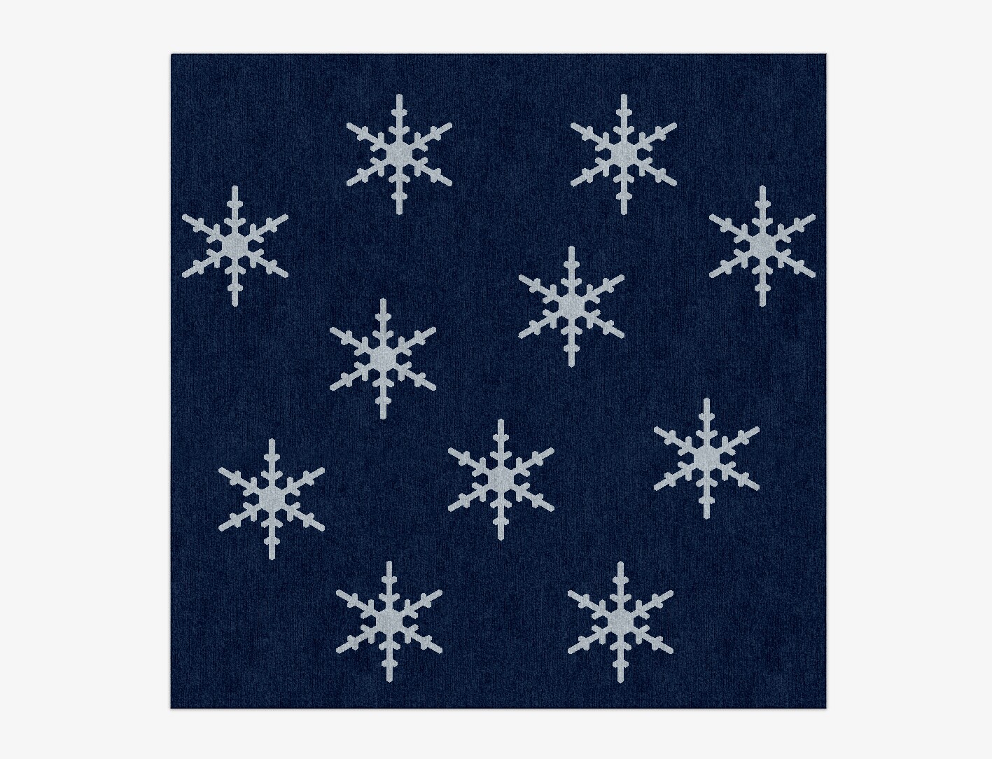Rimed Geometric Square Hand Knotted Tibetan Wool Custom Rug by Rug Artisan