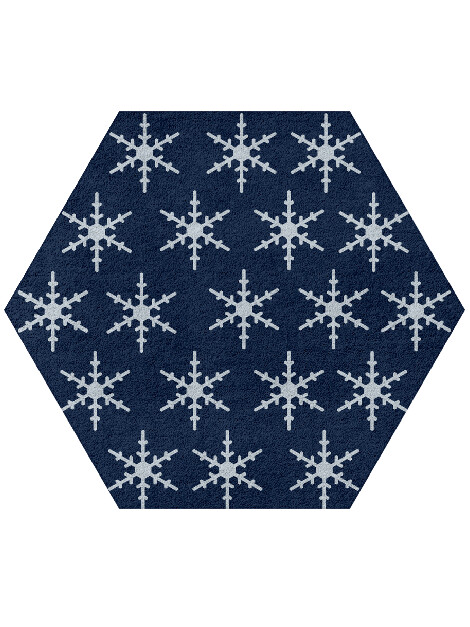 Rimed Geometric Hexagon Hand Tufted Pure Wool Custom Rug by Rug Artisan