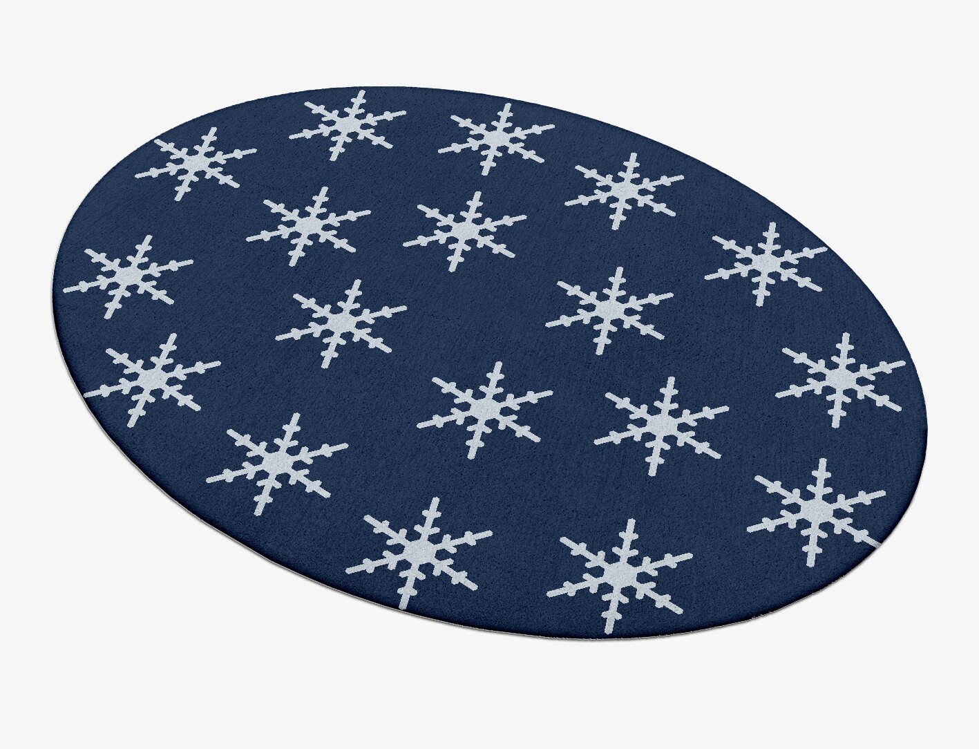 Rimed Geometric Oval Hand Tufted Pure Wool Custom Rug by Rug Artisan
